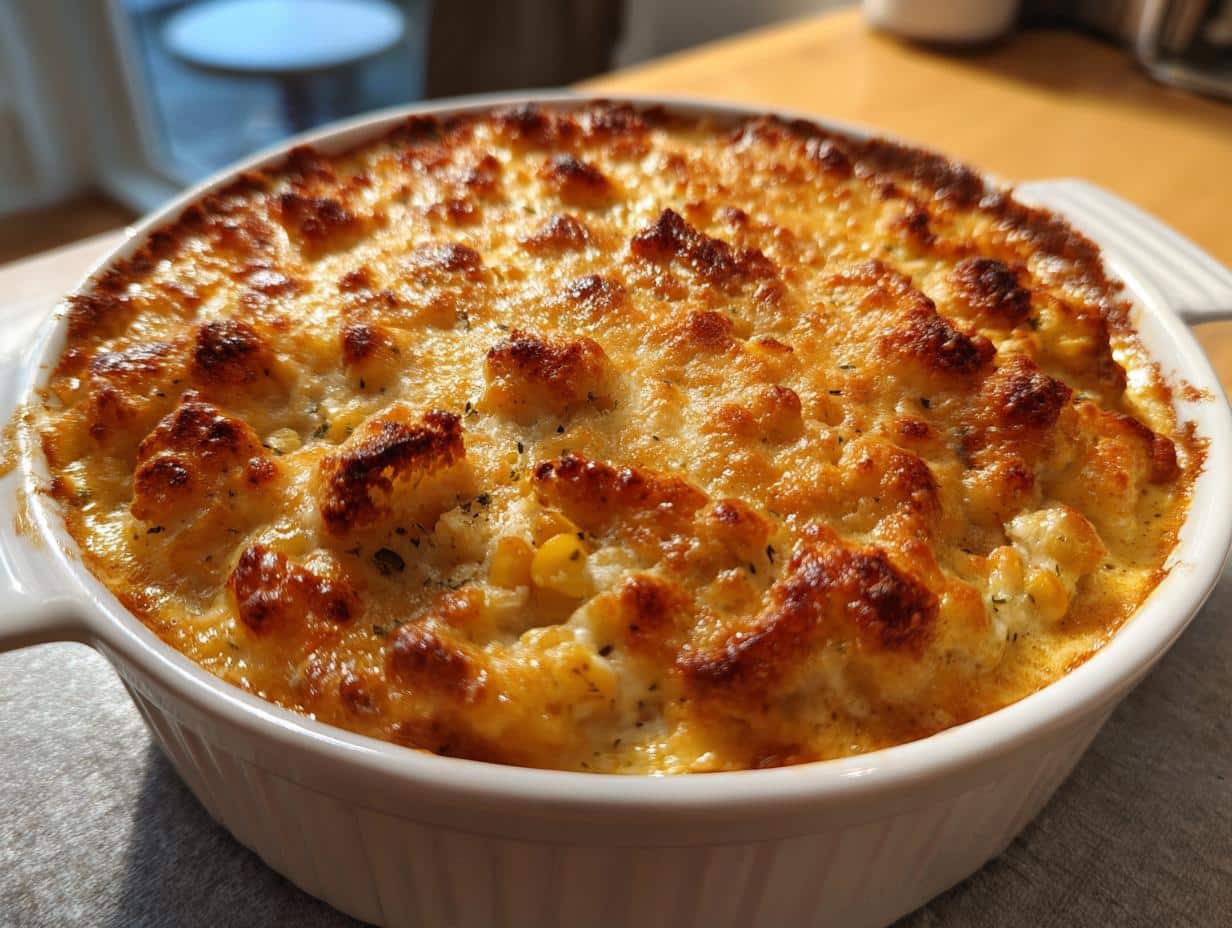 35-Minute Creamy Turkey and Corn Chowder Casserole Bliss
