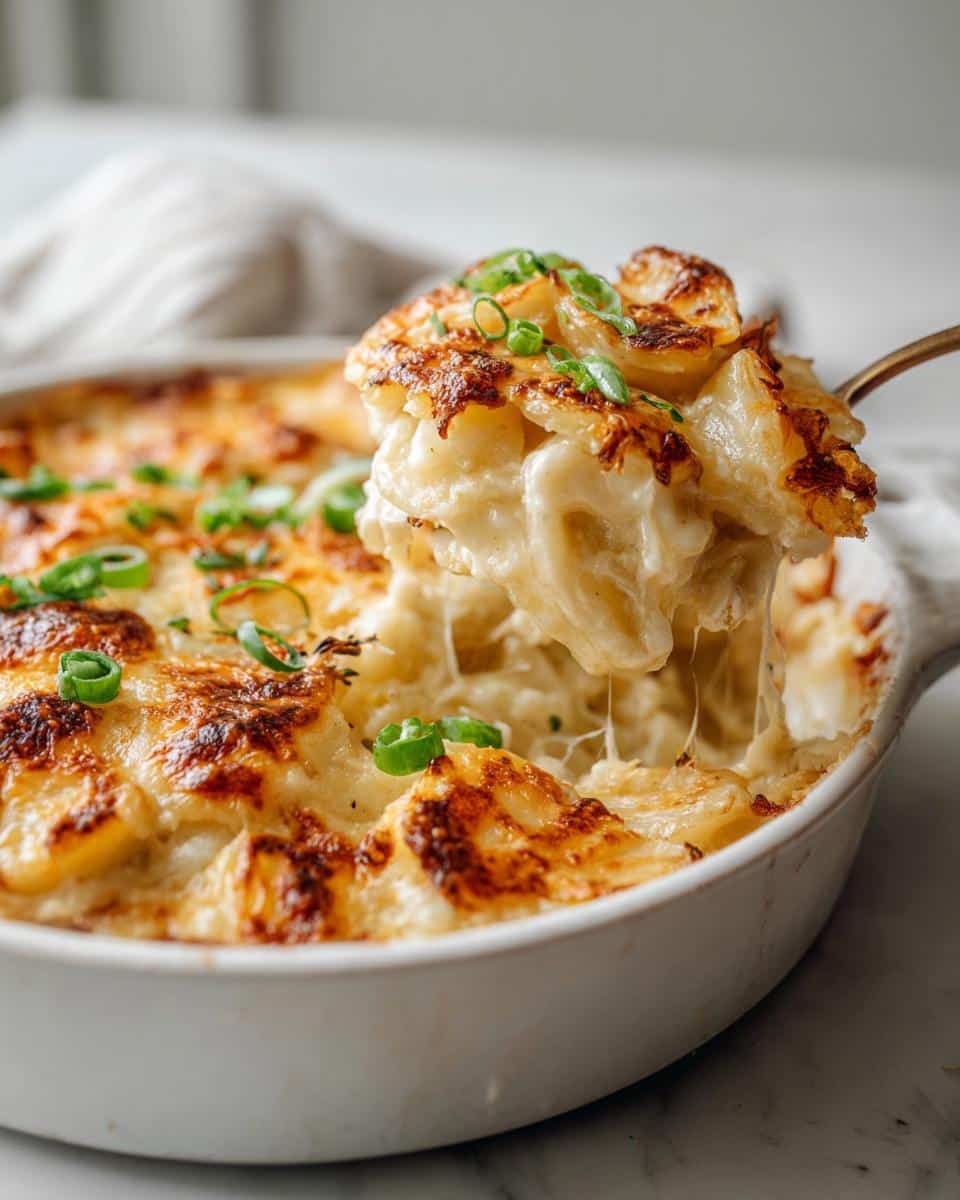 Crockpot Cheesy Potato Casserole – slow cooker side dish - detail 1