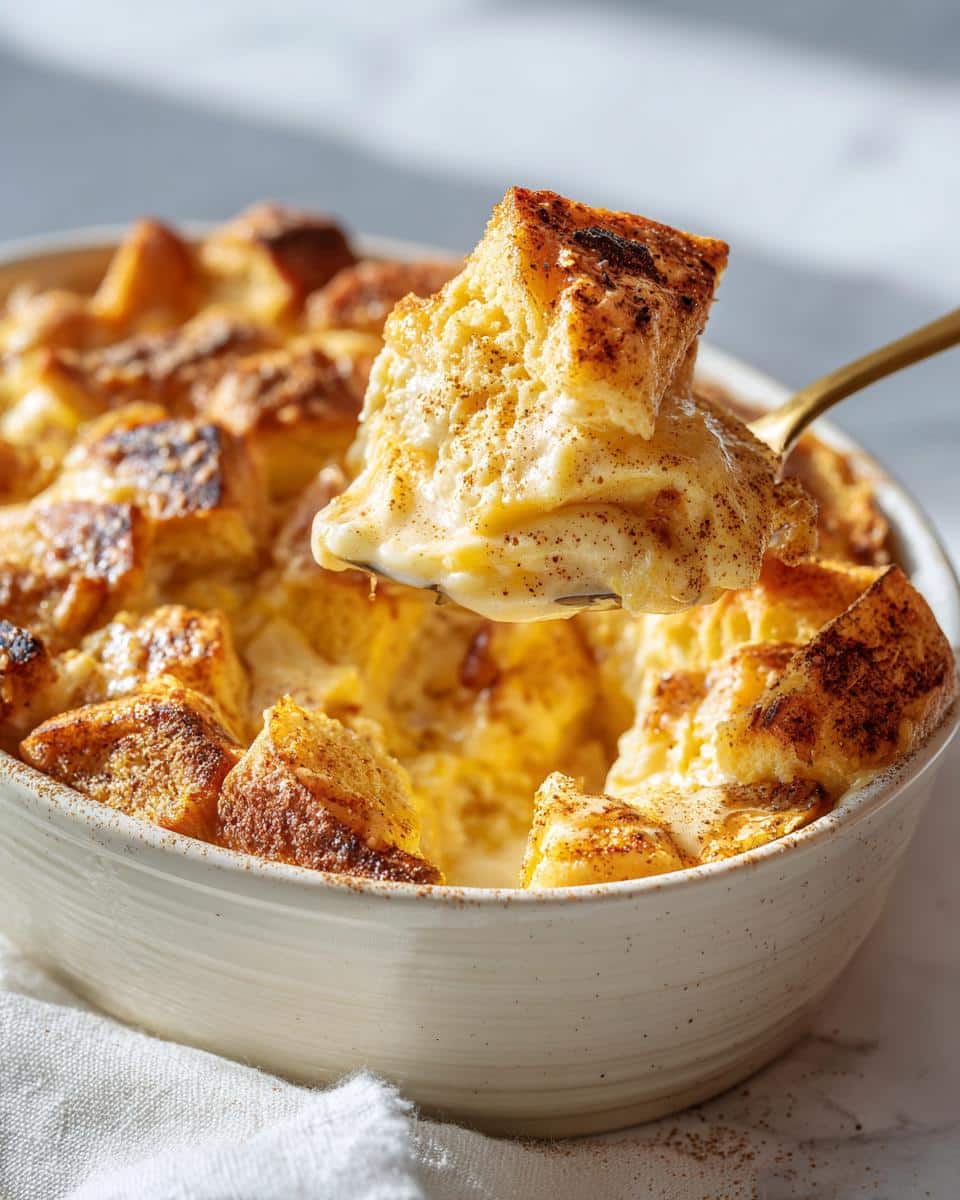 Eggnog Bread Pudding Breakfast Casserole – rich holiday brunch - detail 1