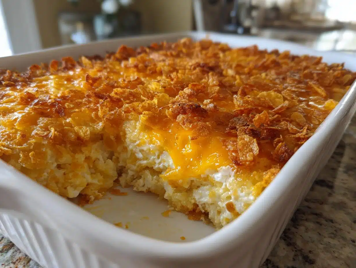 Grandma’s Hashbrown Potato Casserole: 1 Heavenly Church Potluck Dish