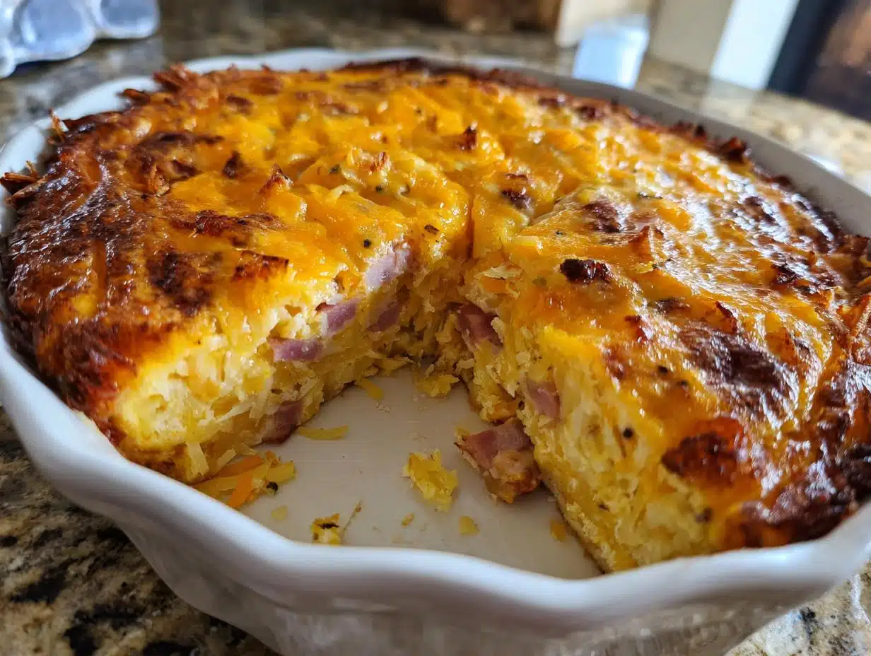 Savory Holiday Ham and Potato Casserole for 6 Hungry Guests