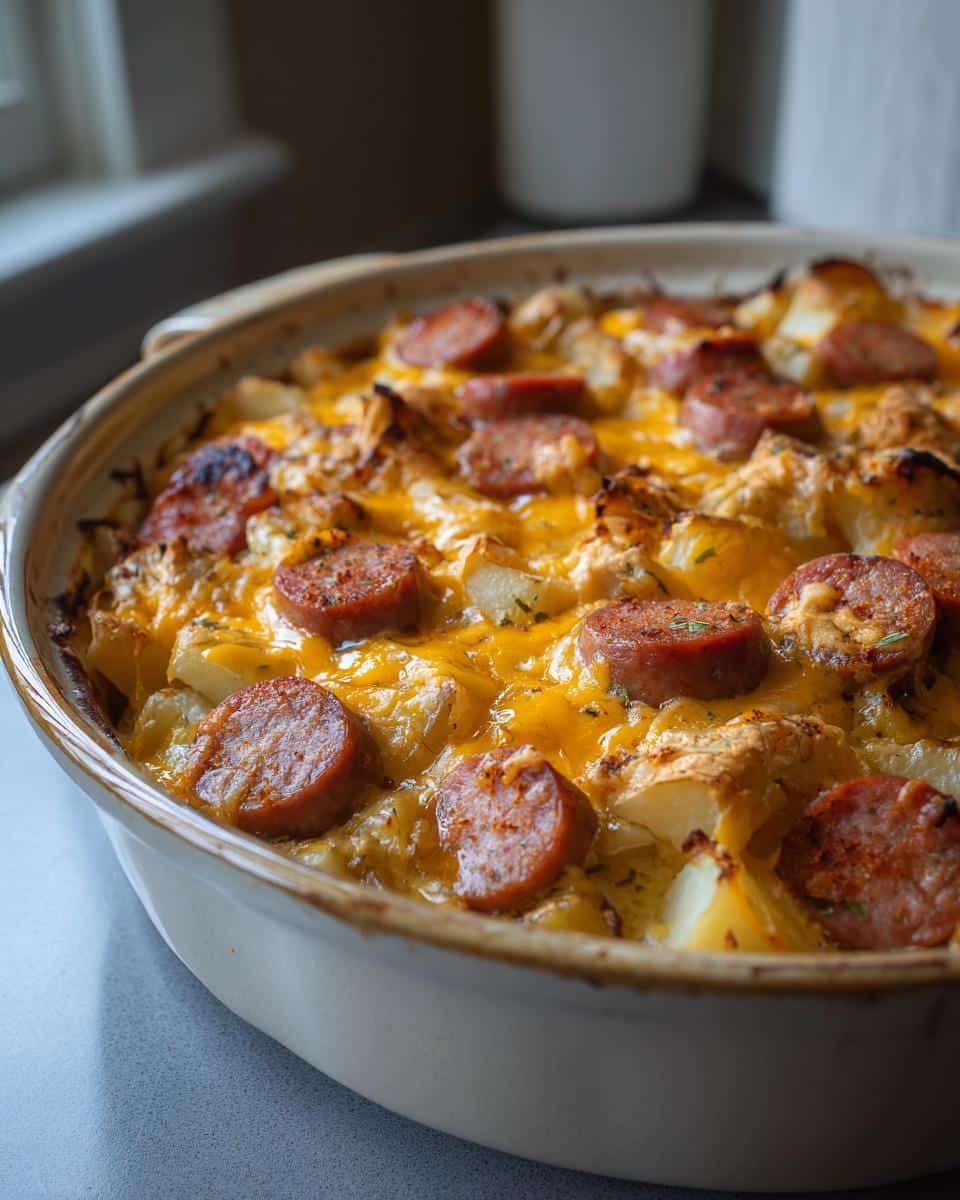 Kielbasa and Potato Casserole – hearty weeknight bake - detail 1