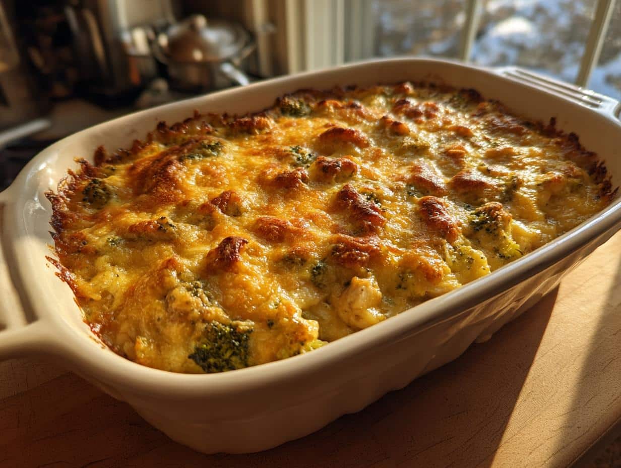 40-Minute Turkey, Broccoli and Rice Leftover Casserole – Comfort Food Bliss