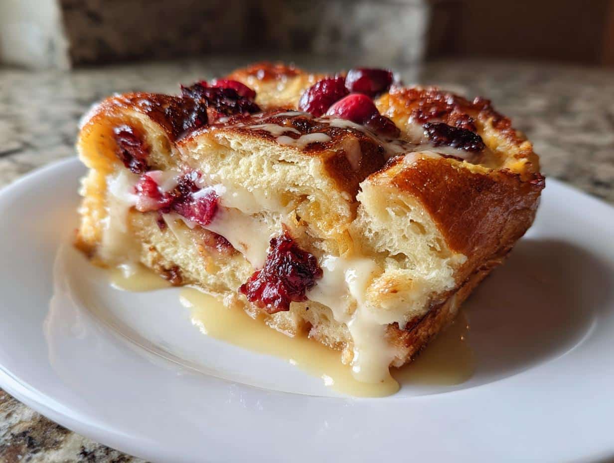 White Chocolate Cranberry French Toast Casserole: 7 Magical Holiday Bites