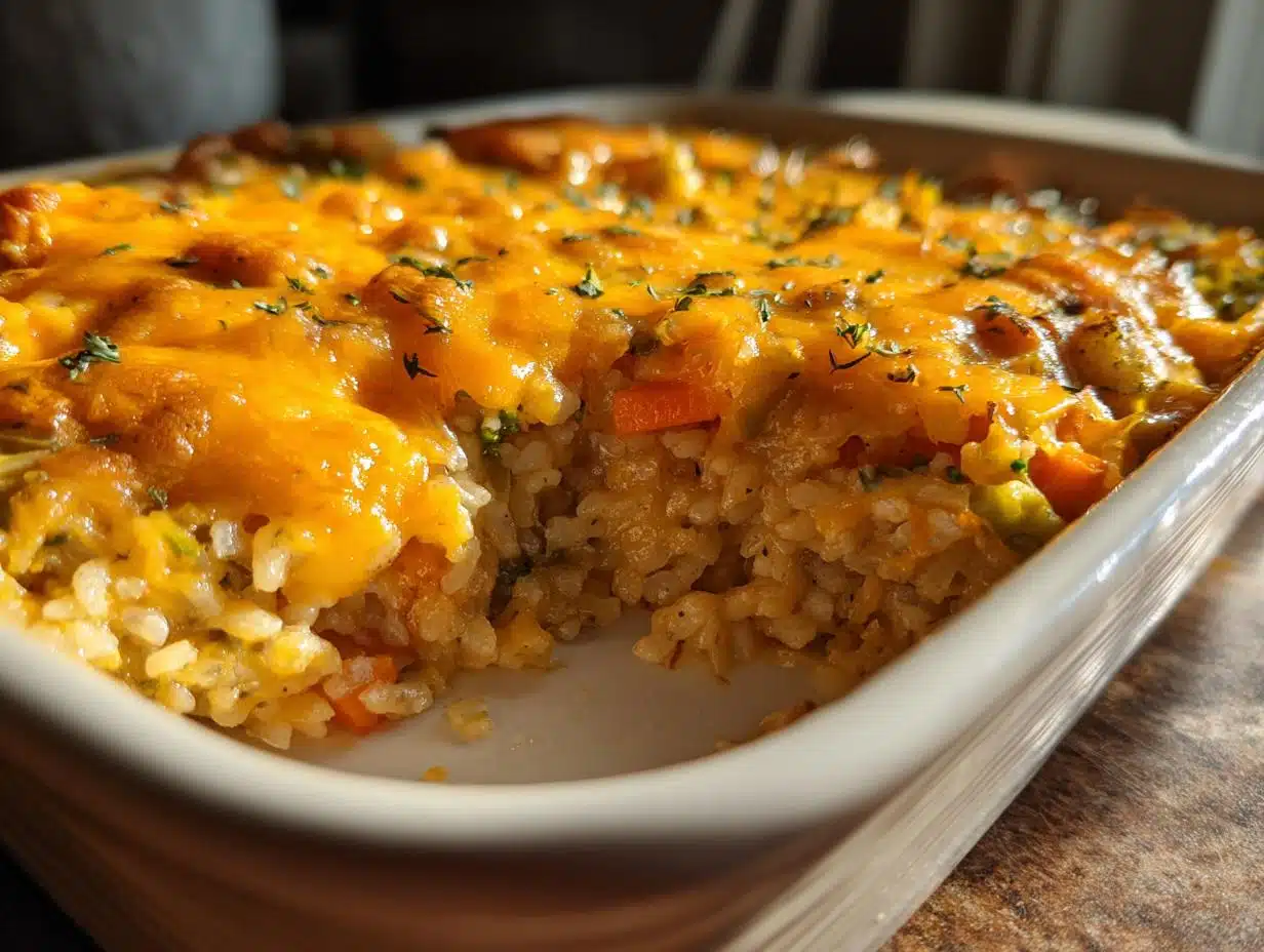 5 Ingredient Veggie and Rice Oven Casserole: Effortless Comfort Food