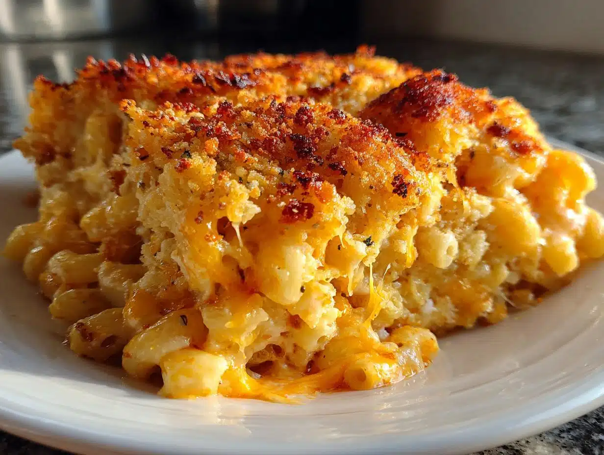 Spicy Buffalo Ranch Mac and Cheese Casserole in 30 Minutes