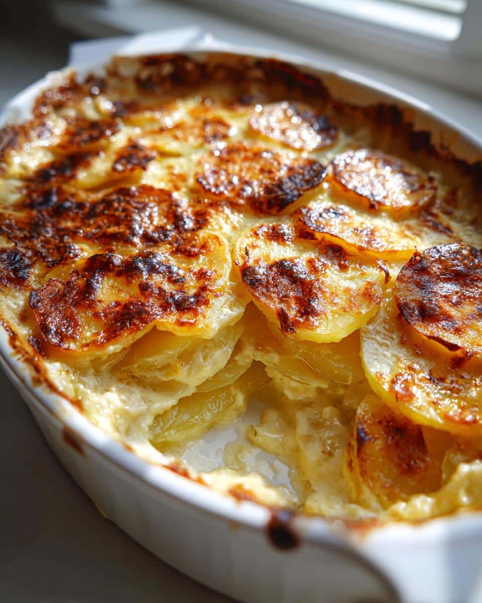Caramelized Onion and Potato Gratin Casserole - detail 1