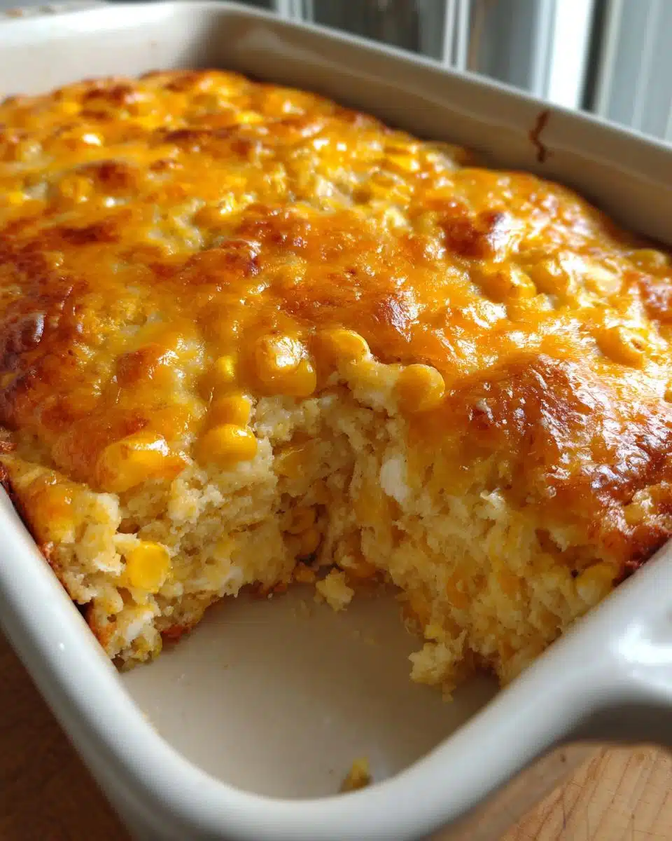 Irresistible Cheesy Jiffy Corn Casserole in 50 Minutes