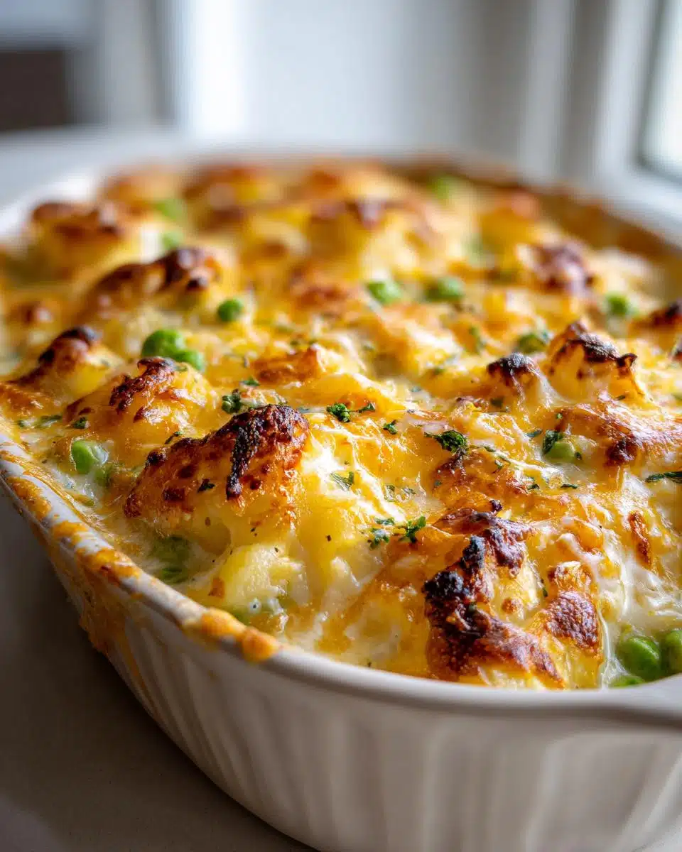 Creamy Leek, Pea and Potato Bake: 1 Magical Comfort Dish
