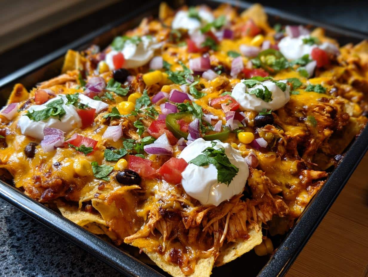1 Epic Game Day Loaded Nacho Chicken Casserole to Wow Crowds