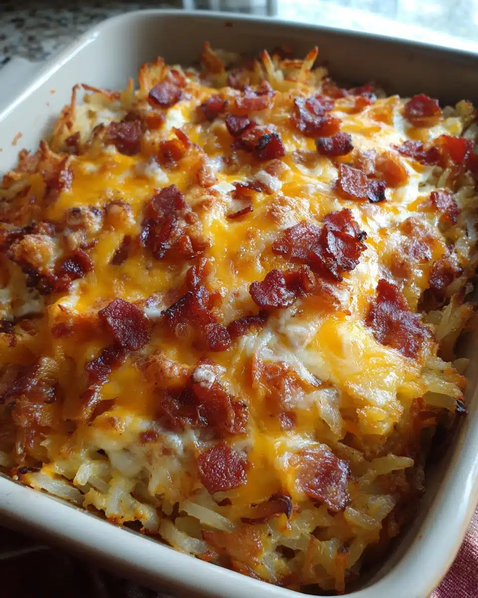 Irresistible Hash Brown Bacon Pepper Jack Bake in 35 Minutes