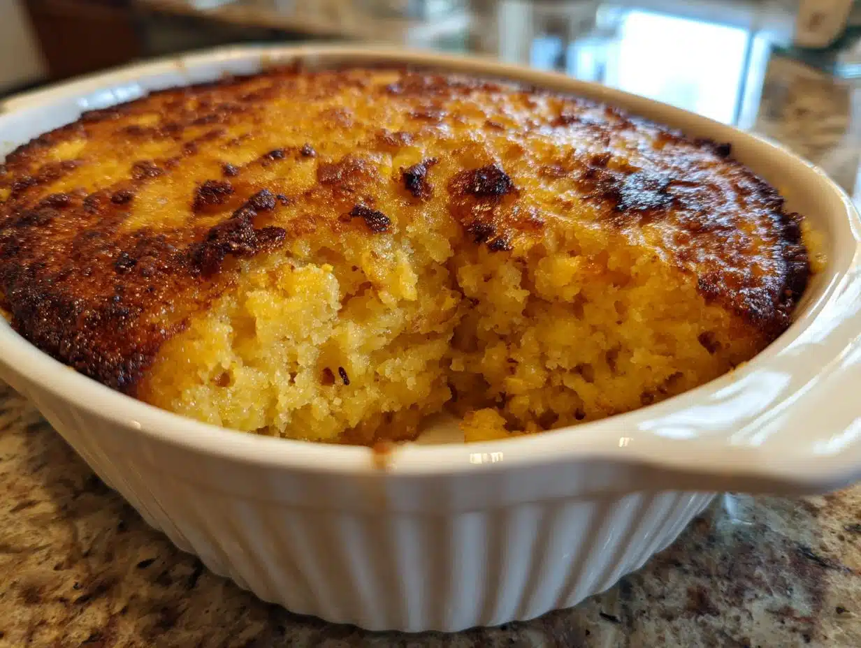 35-Minute Jiffy Corn Casserole Without Eggs That Tastes Incredible