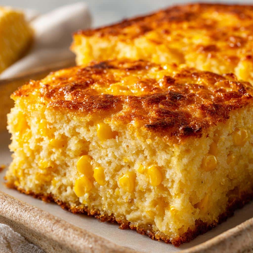 Jiffy Corn Casserole in a 9×13 (Double Batch for a Crowd) - detail 1