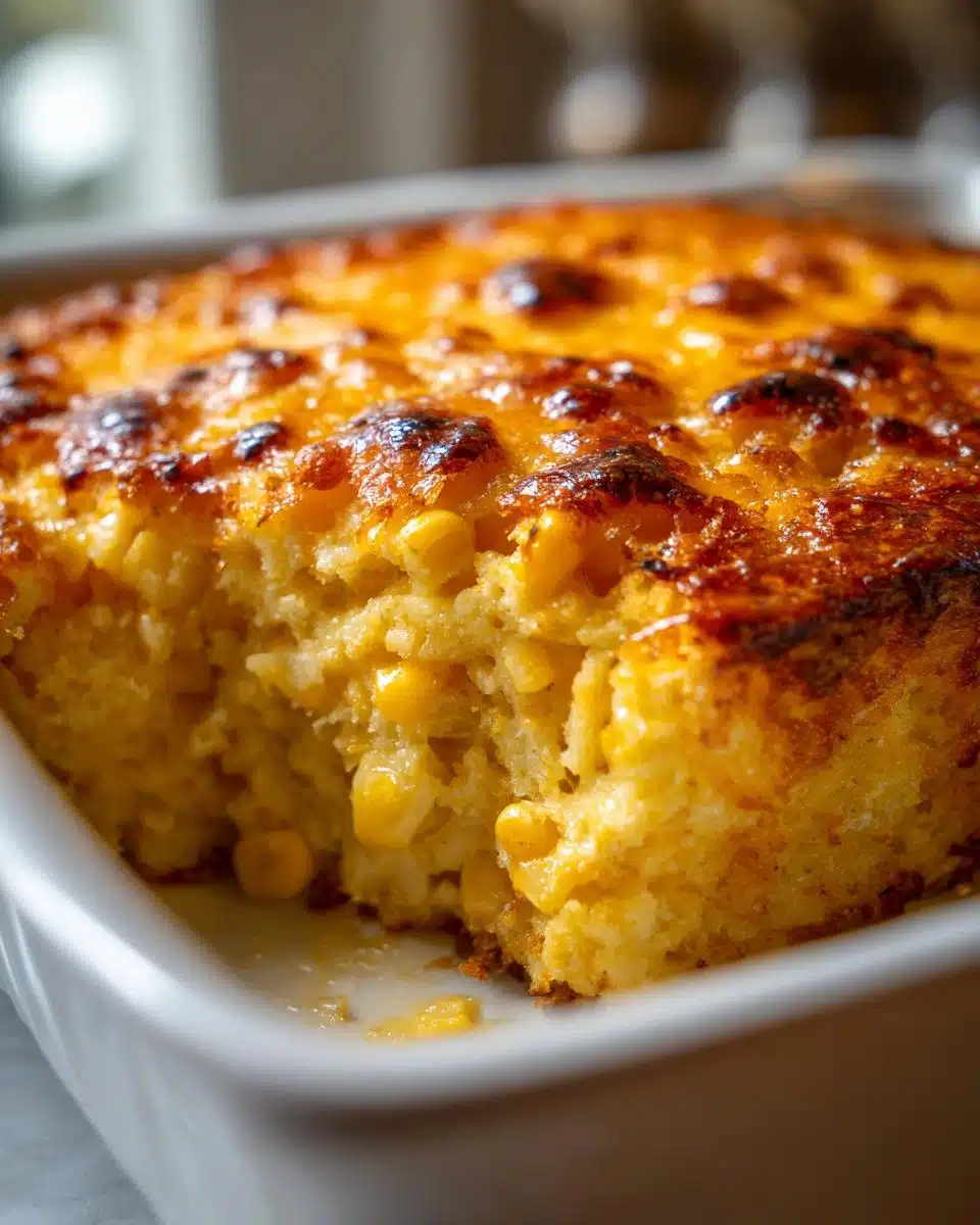 Jiffy Corn Casserole with Sour Cream (Extra Creamy) - detail 1