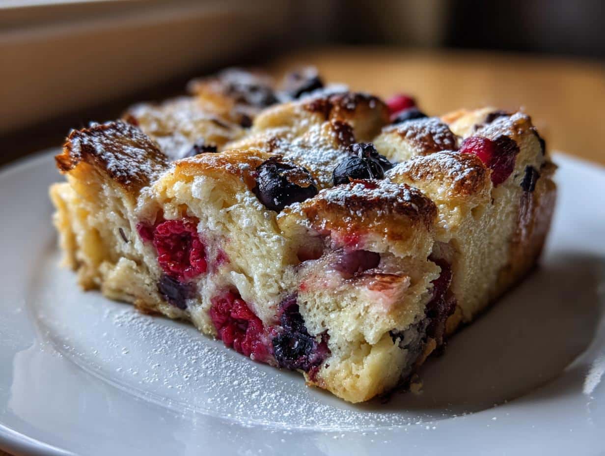 10/10 Mixed Berry Chocolate Chip French Toast Casserole Recipe You’ll Love
