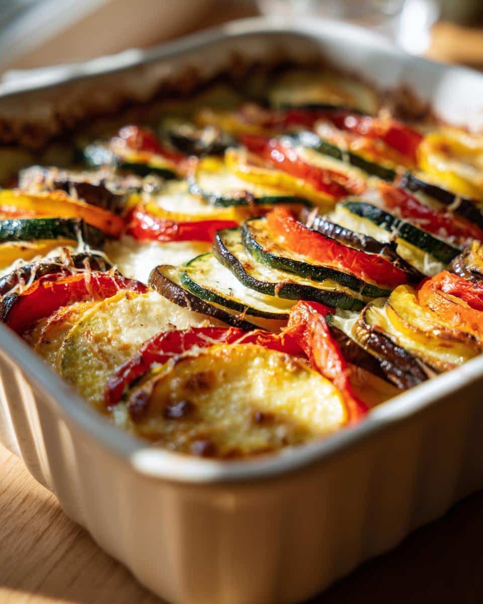 Creamy 10-Minute Roasted Veggie and Polenta Casserole Bliss