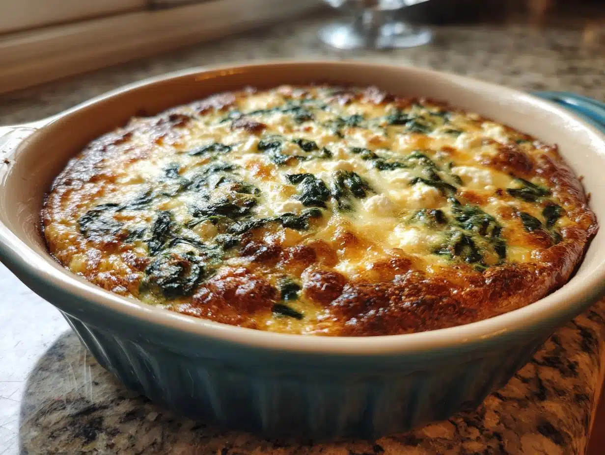 Irresistible Spinach, Rice and Feta Side Casserole in 30 Minutes
