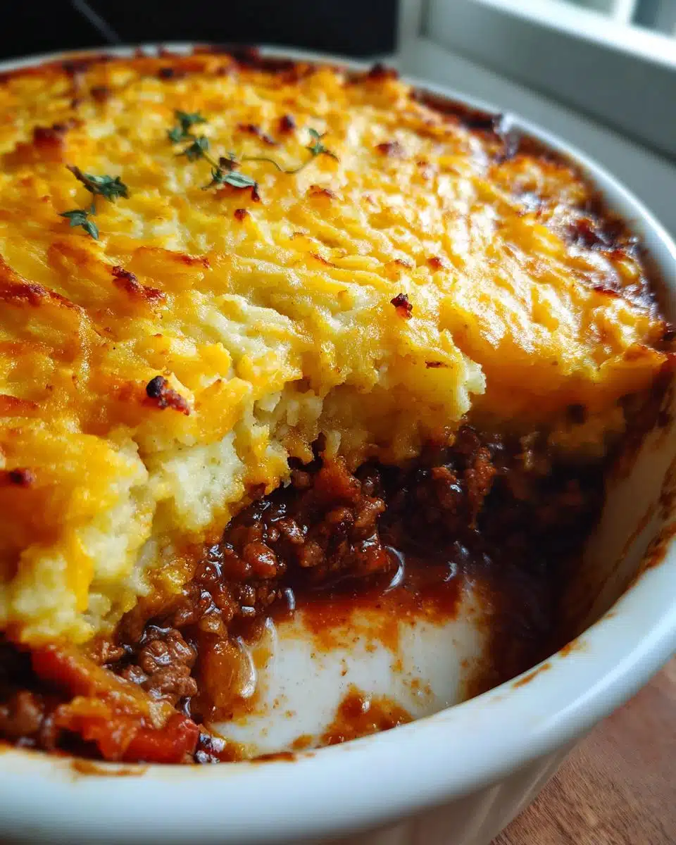 Ultimate Cottage Pie Casserole with Cheddar Mash in 45 Minutes