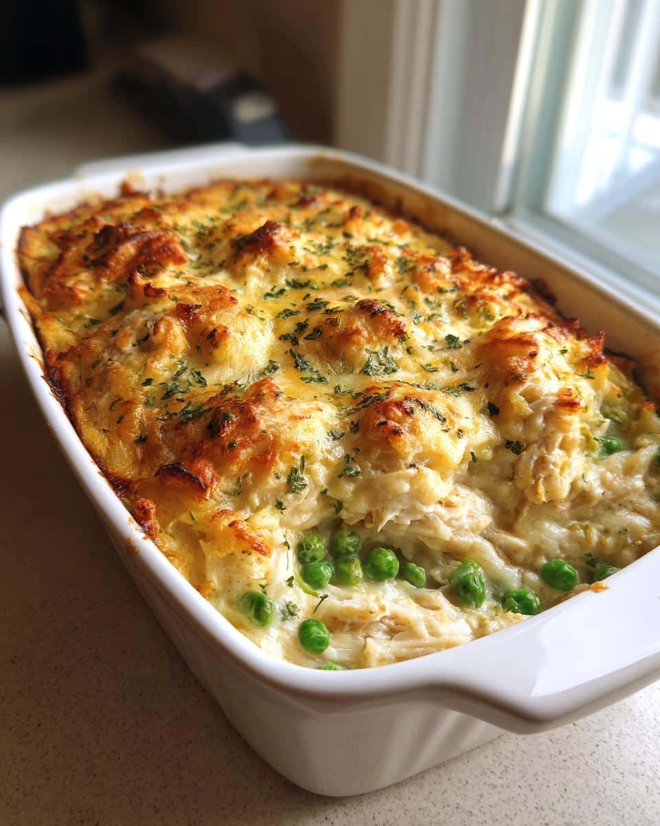 30-Minute Creamy Lemon Herb Chicken and Rice Casserole Magic
