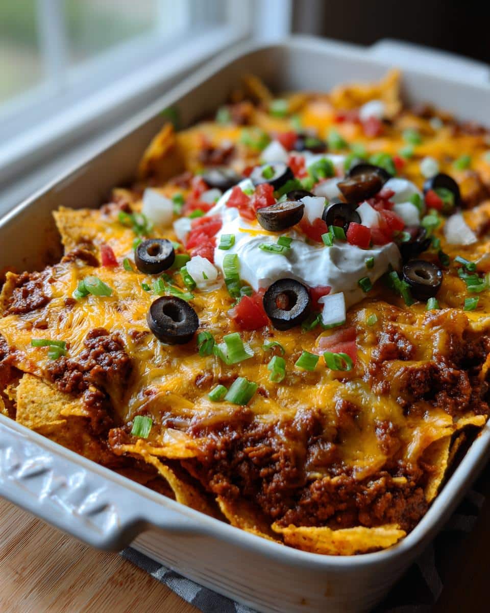 frito pie casserole easy Tex Mex bake - detail 1