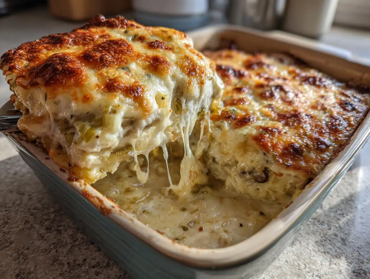 “Creamy Mushroom and Leek Casserole Bake Will Melt Hearts (5-Star Secret)”