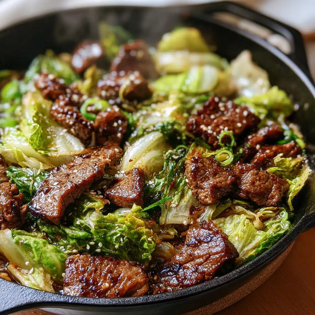 28g Protein Beef Sukiyaki Napa Skillet – Irresistibly Quick & Tasty