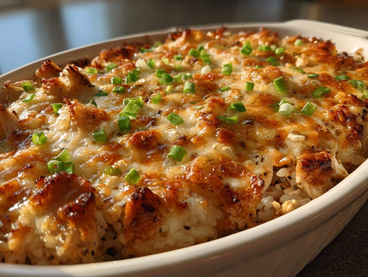 25g Protein Chicken Furikake Sesame Rice Casserole You’ll Crave