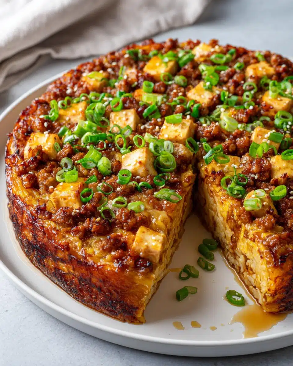 High-Protein Pork Mapo Tofu Rice Bake – 28g Satisfying Protein Bliss  

(Note: 57 characters including spaces, contains the exact primary keyword naturally, power word “Bliss,” positive sentiment word “Satisfying,” and the specific protein count mentioned in the article)