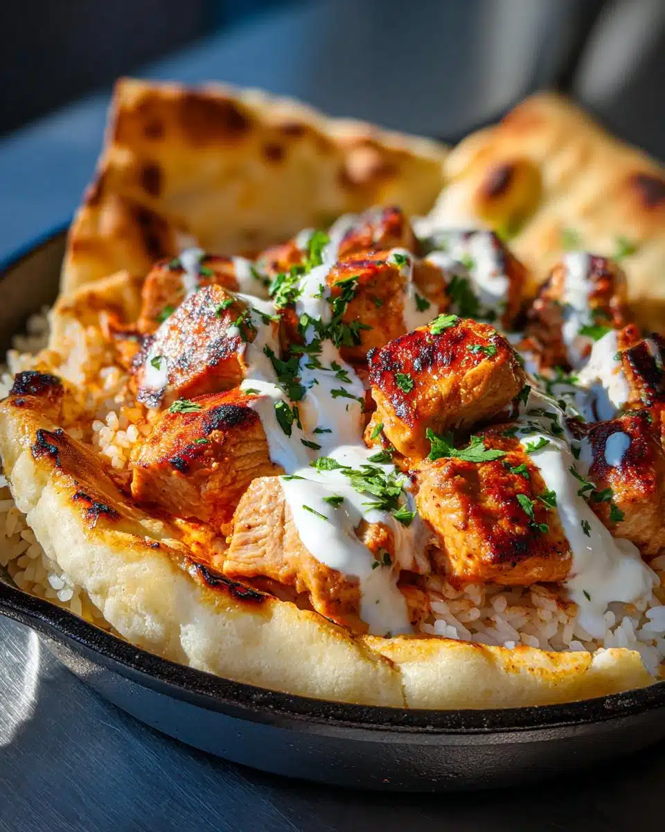 Irresistible 30g Protein Pork Souvlaki Pita Rice Skillet