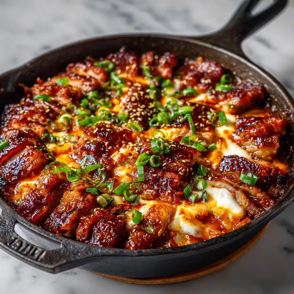 Korean Pork Bossam Kimchi Skillet Casserole – 3 Flavor Layers You Crave
