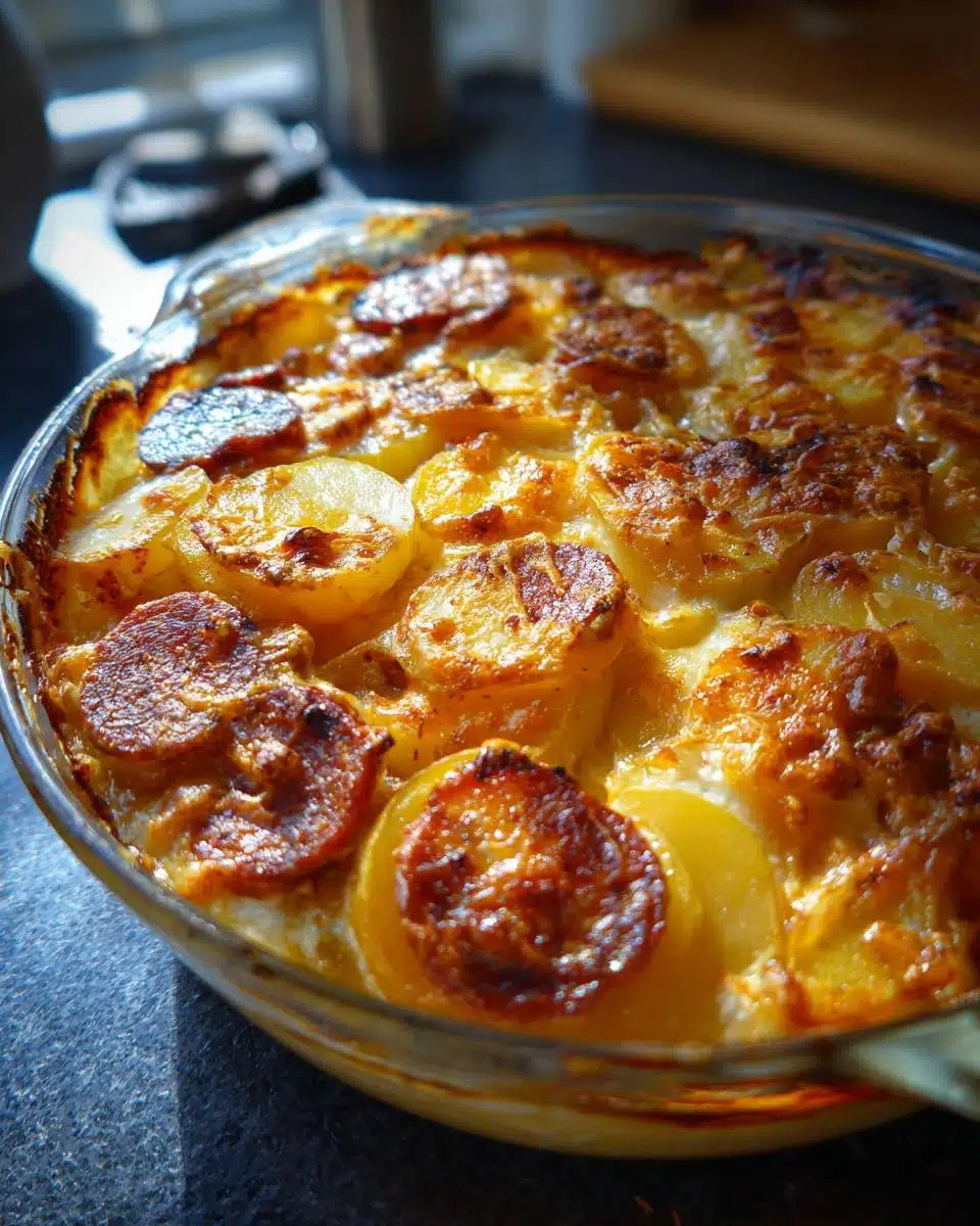 Savory Spanish Turkey Chorizo Paprika Potato Casserole in 60 Minutes
