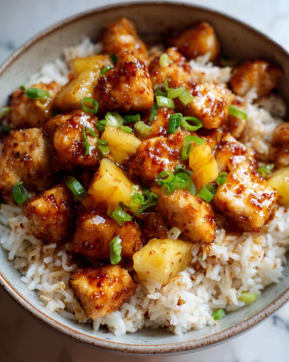 Easy Pineapple Chicken and Rice Recipe - detail 1