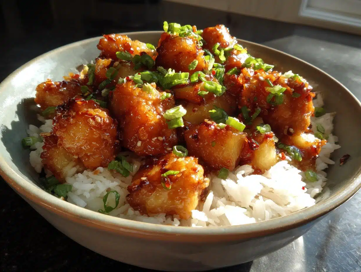 Easy Pineapple Chicken and Rice Recipe in 30 Minutes – Irresistible!