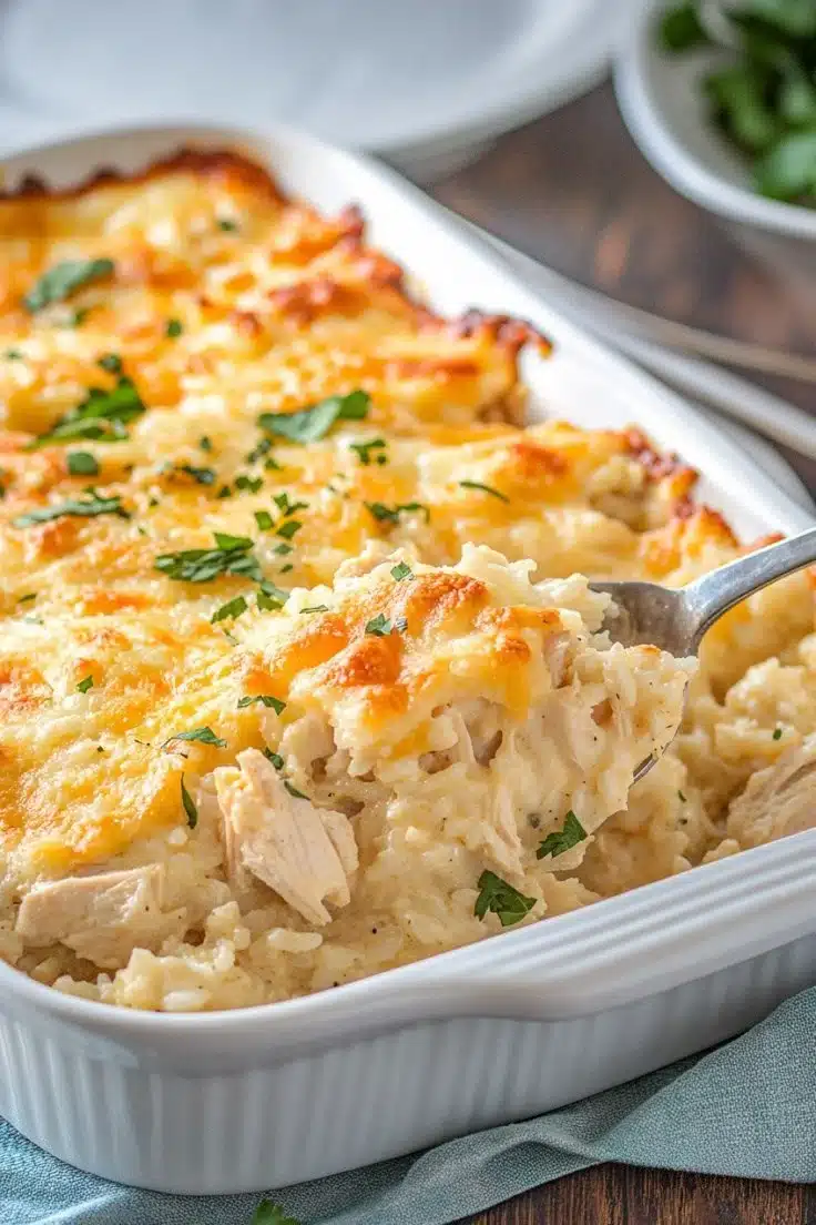 Angel Chicken Rice Casserole