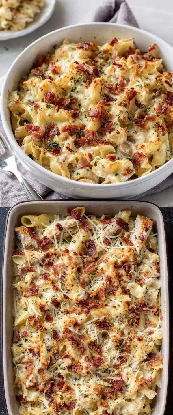 Chicken Bacon Ranch Casserole