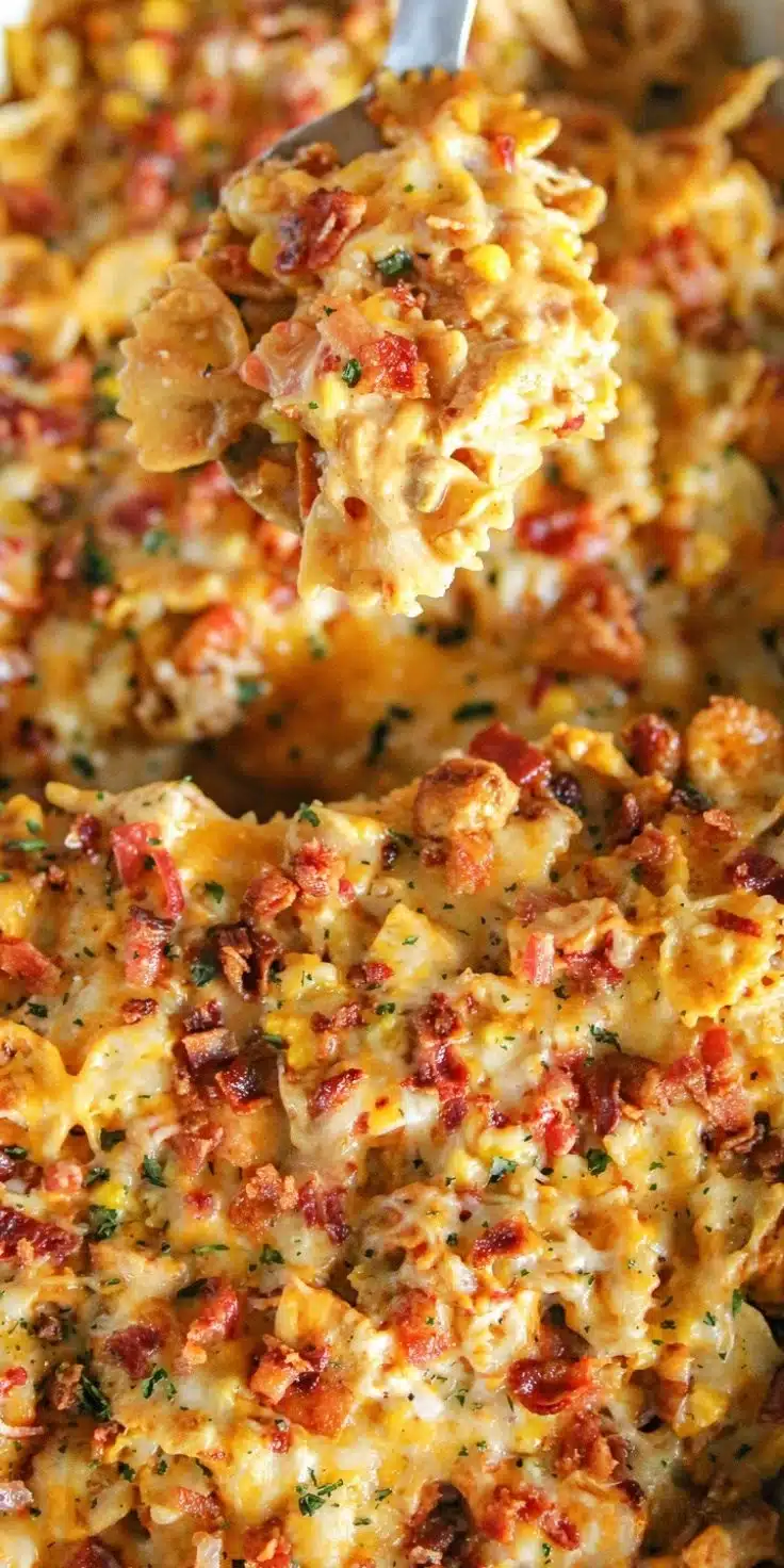 BBQ Ranch Chicken Casserole