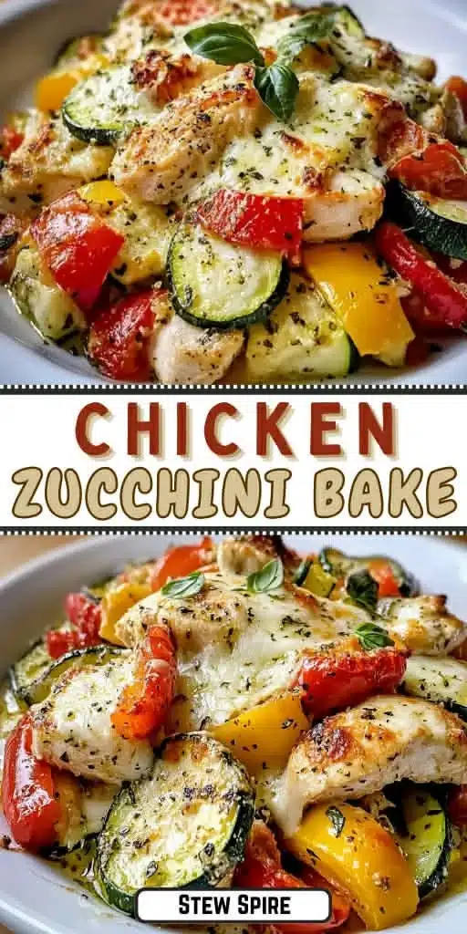 Delicious Chicken Zucchini Bake That's Guilt-Free Goodness