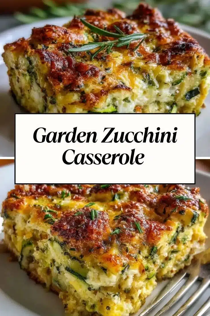 Garden Zucchini Casserole